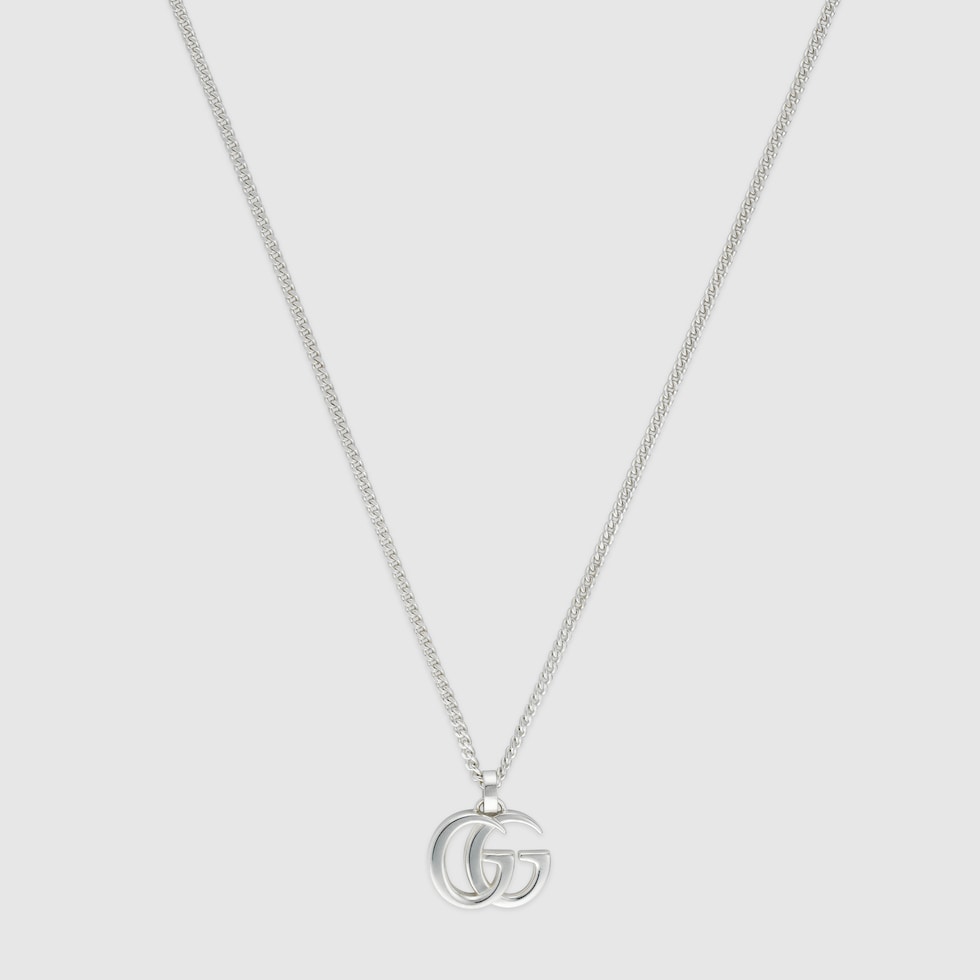 ダブルG ペンダント ネックレス ・スターリングシルバー | GUCCI公式