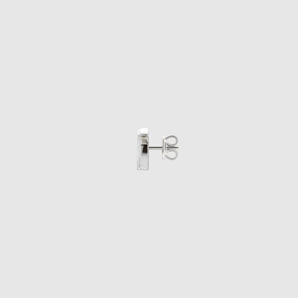 GG Marmont stud earrings in 925 sterling silver | GUCCI® US