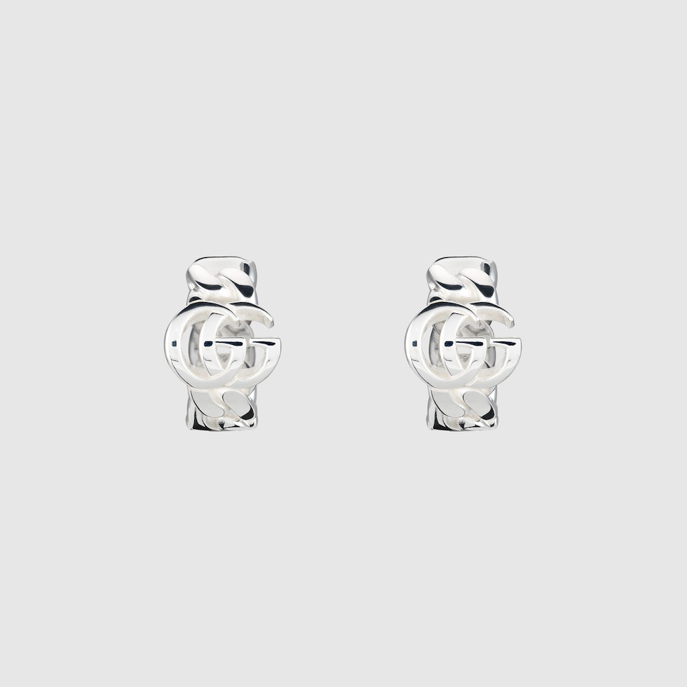 ◯ Gucci Silver Marmont GG Stud Earrings – Touch of Gold Fine