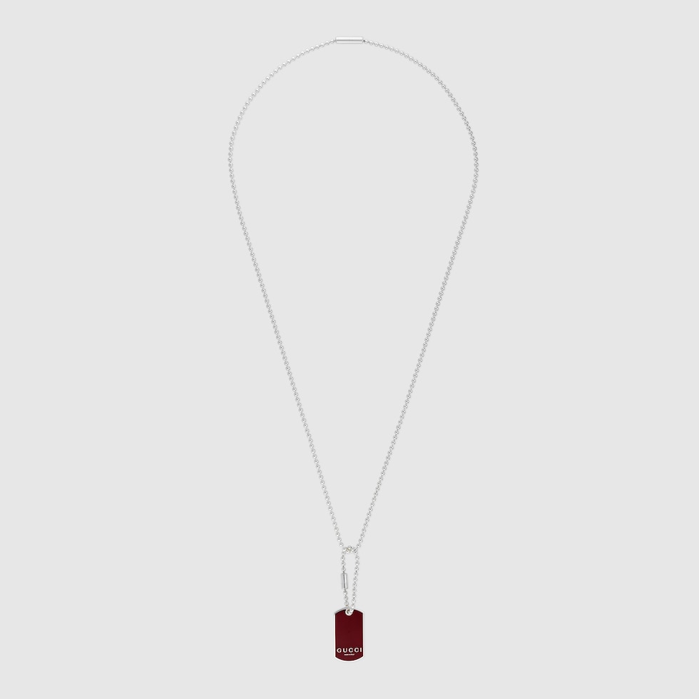ALTERED 23ct Gold Plated Toggle Necklace with Pink Zip