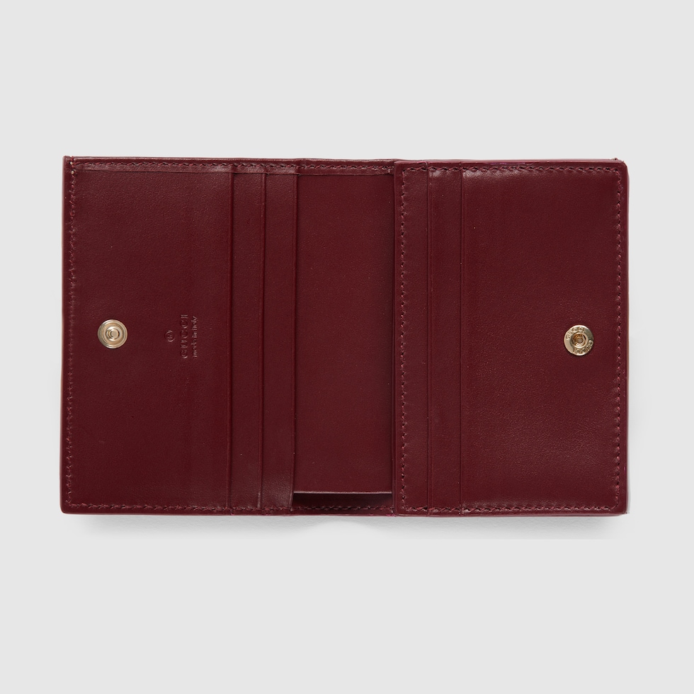 【関税＆送料込み】Gucci Gg Mini Fabric Wallet GG Emblem small wallet in light blue coated fabric | GUCCI® US