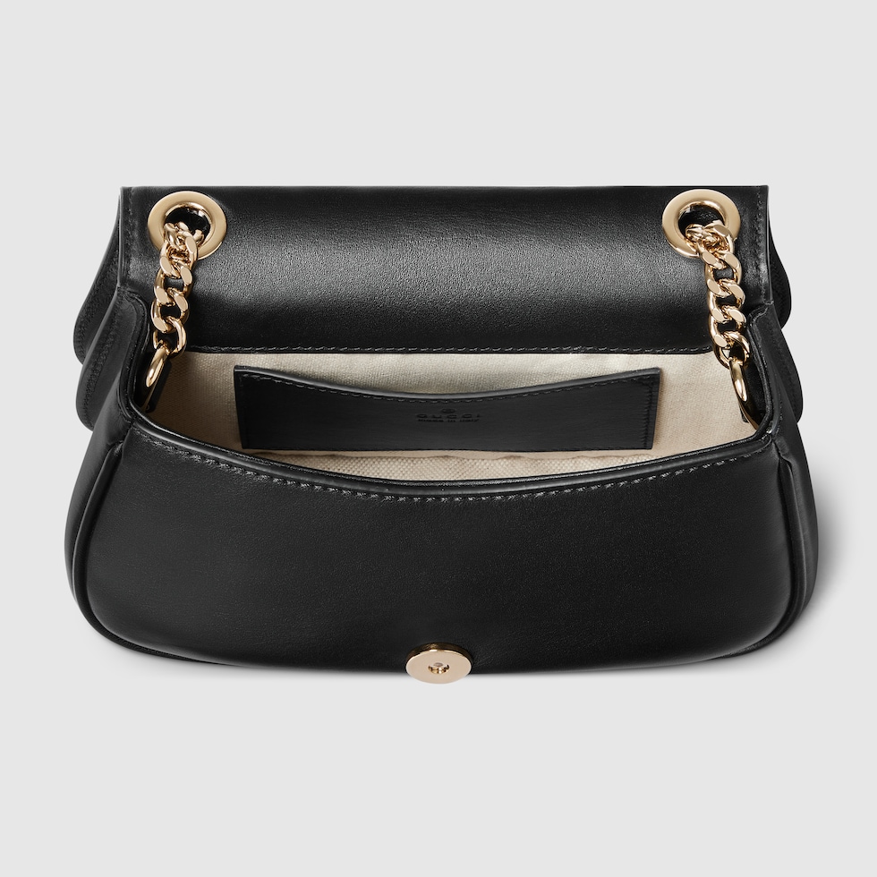 ◆GUCCI 最新作 SS25◆Blondie ミニ バケットバッグ/Black◆ ◇GUCCI 最新作 SS25◇Blondie ミニ バケットバッグ/Black◇