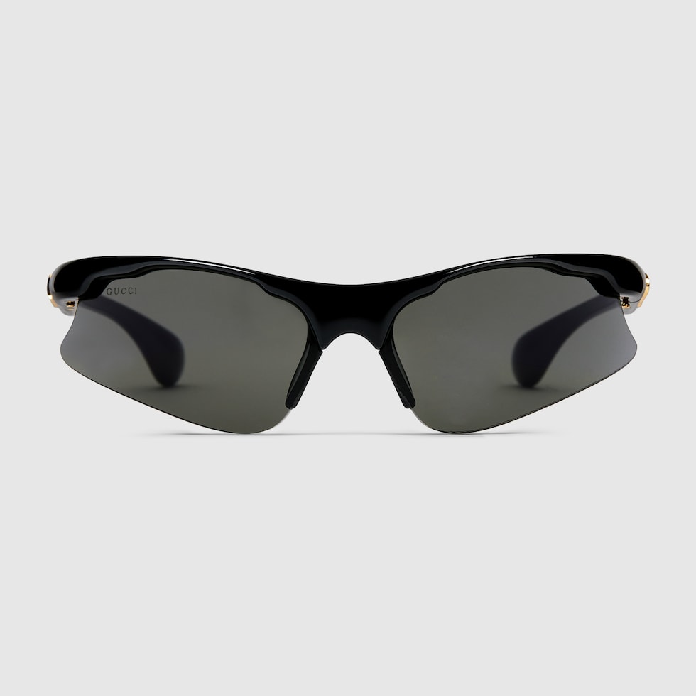 サングラス GUCCI MASK SUNGLASSES Mask-frame sunglasses in pink - Gucci | Mytheresa