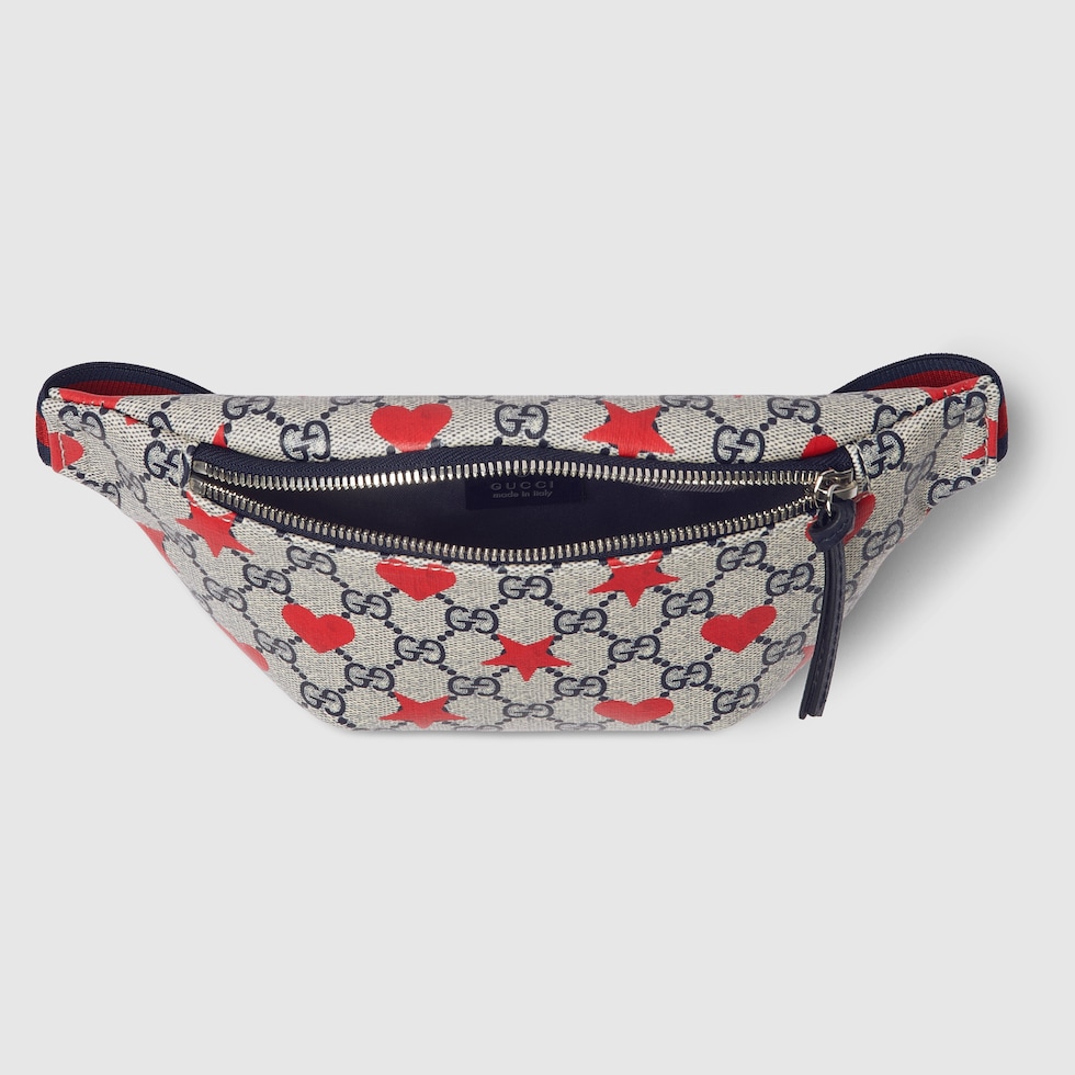 Children s printed GG belt bag in beige and blue GUCCI Canada