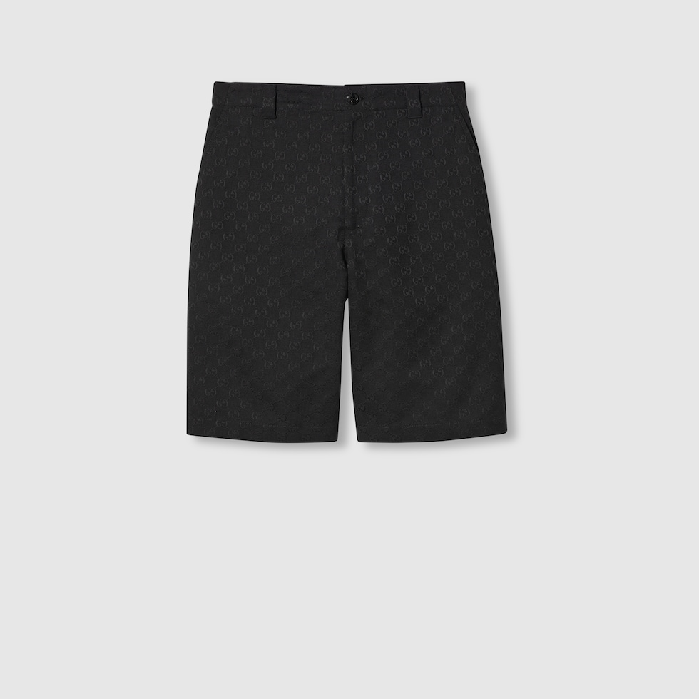 GG canvas shorts in black GUCCI US