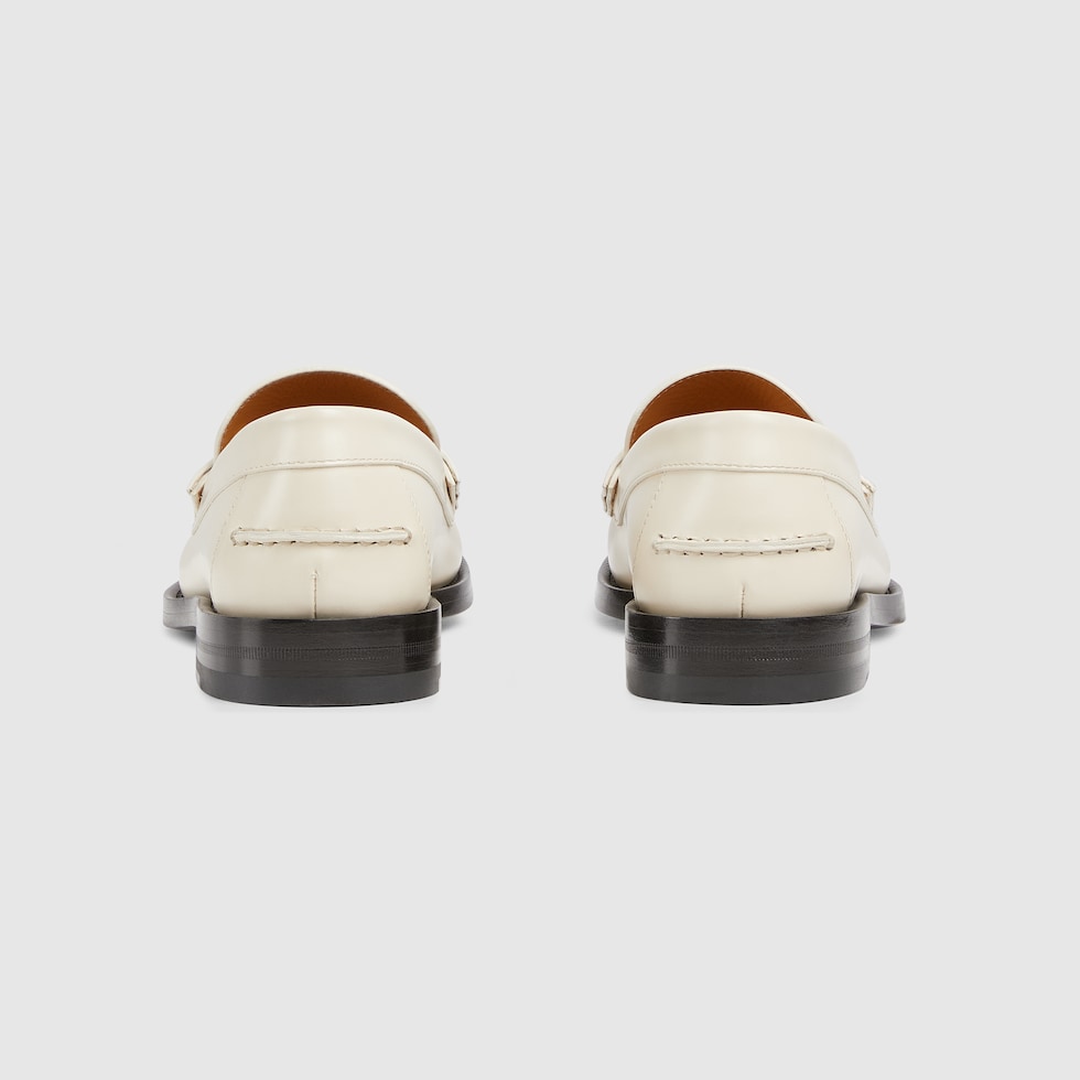 【関税&送料込】Gucci Ivory Leather Loafers 815464_AAC4Q_9540_012_100_0000