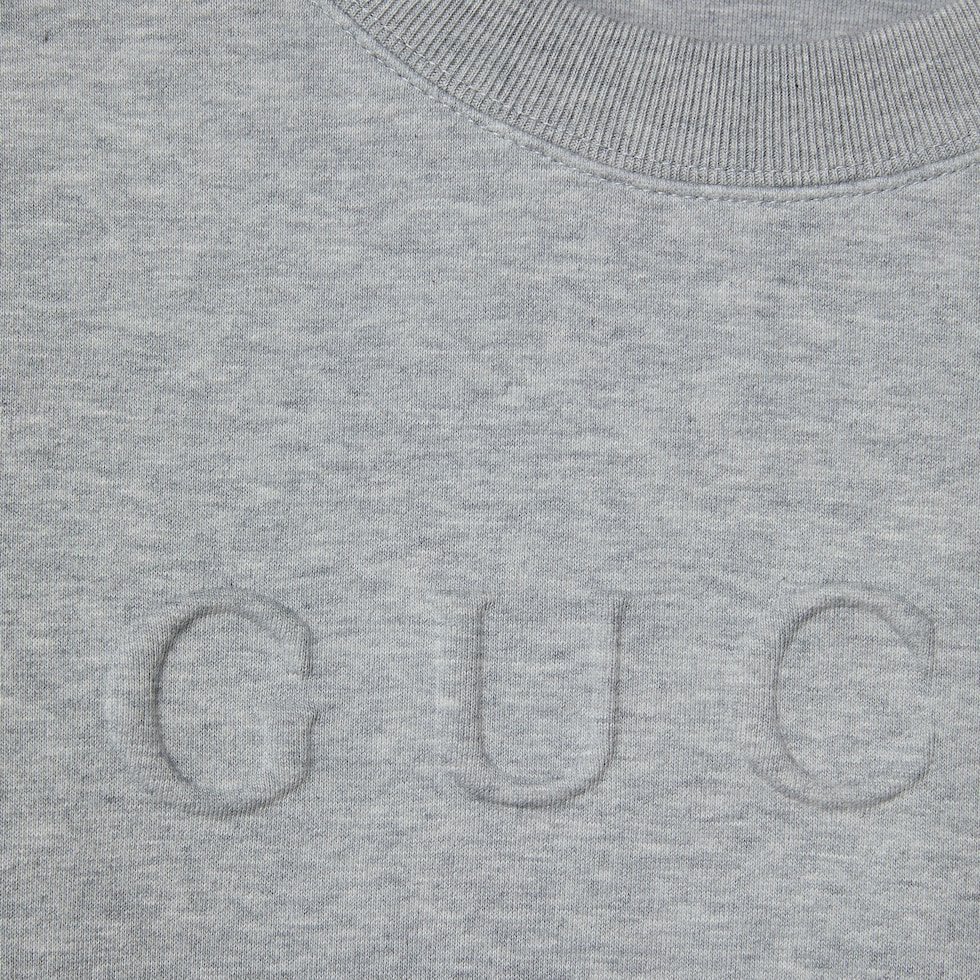 注目の新作【GUCCI】エンボスロゴジャージースウェットシャツ 817263_XJG2E_1056_005_100_0000