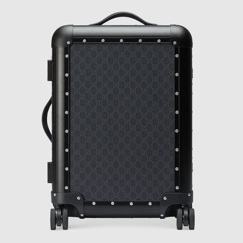 GUCCIトローリー スーツケース Gucci Porter〕キャビン トロリー ・ブラック スプリーム