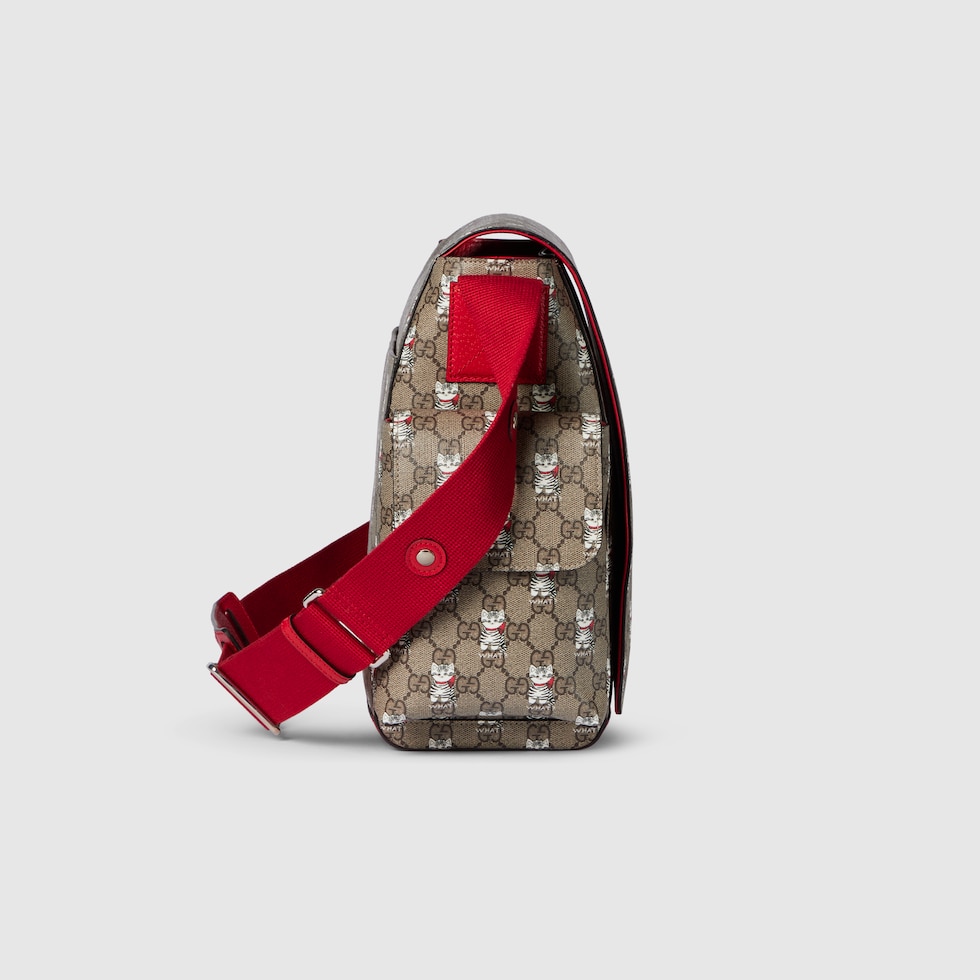 gucci red diaper bag
