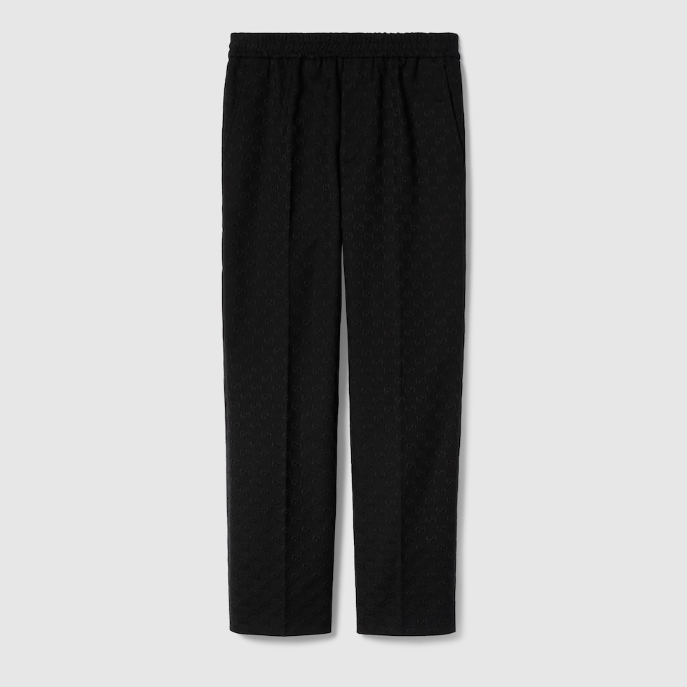 FR2GOLF circle logo stretch pants Black