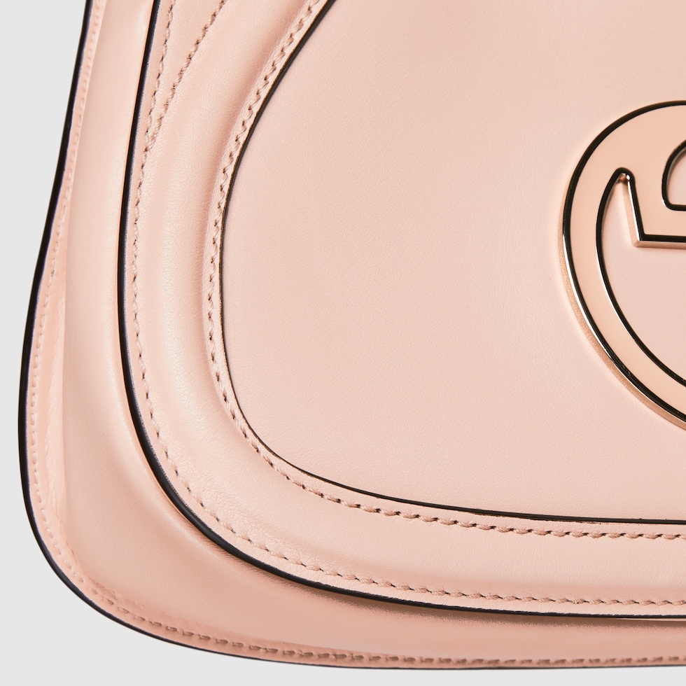【VIP価格】GUCCI Light Pink Leather Shoulder Bag Gucci Light Pink Leather Shoulder Bag • Gucci Outlet