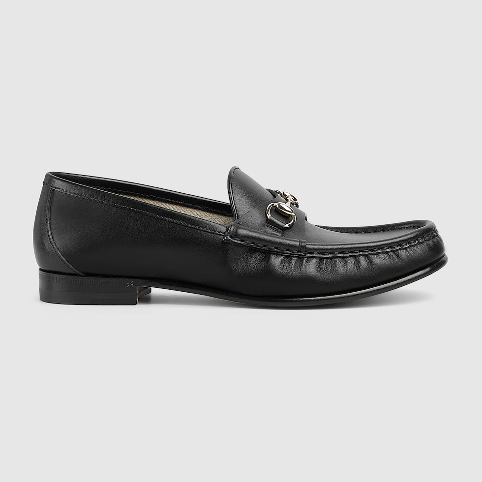 Horsebit 1953 Damenloafer in schwarzes Leder | GUCCI® DE