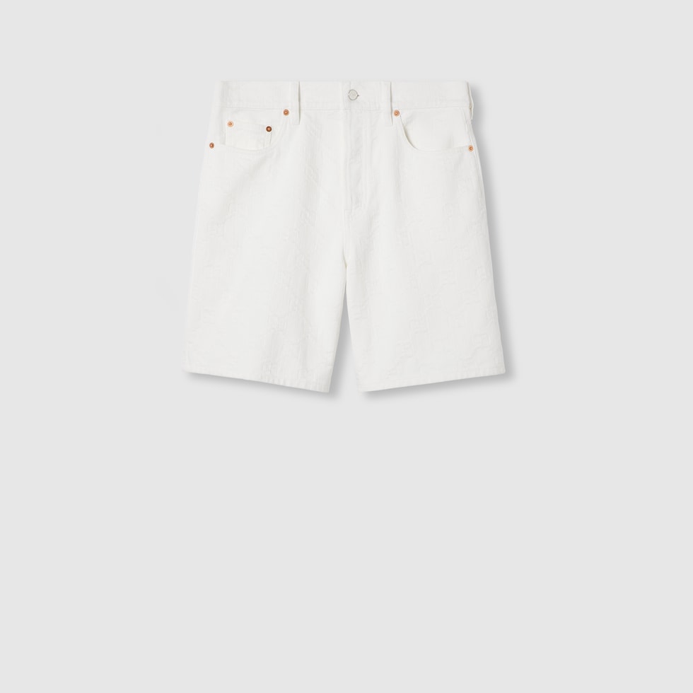 Gucci エコウォッシュド オーガニックデニム ショートパンツ
