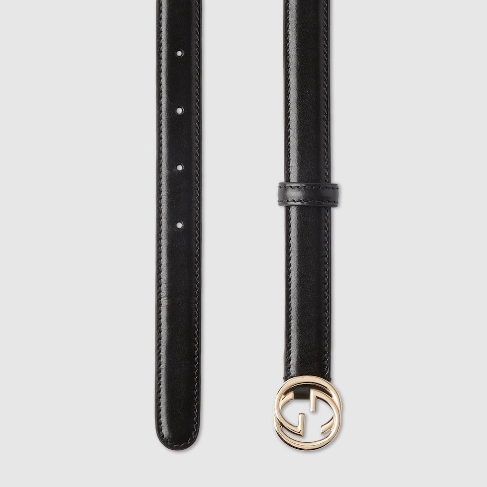 Cintura reversibile pelle nera con fibbia M Montblanc - 128786