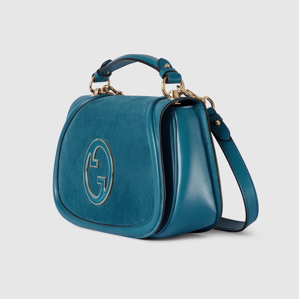 ハンドバッグ Gucci Blue Leather Gucci Blondie Handbag 815719_CAAAU_4428_002_076_0000