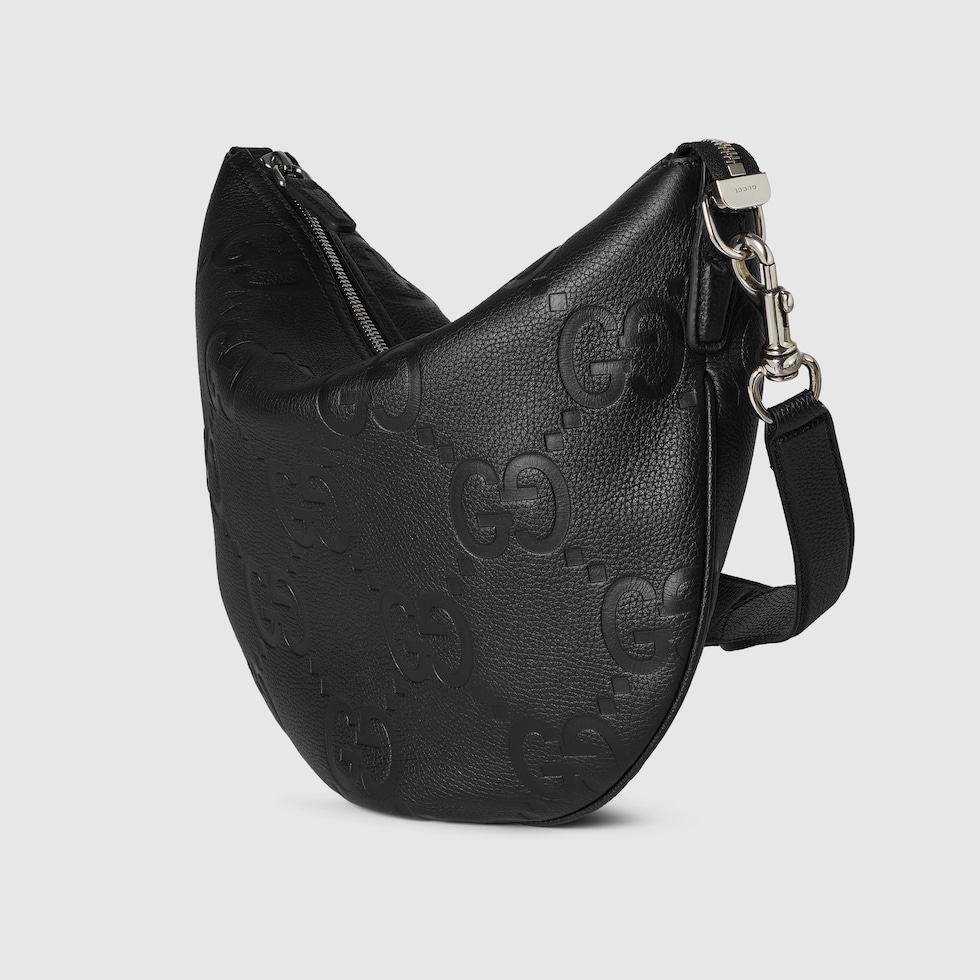 【GUCCI】B MEDIUM SHOULDER BAG Gucci B medium shoulder bag in beige and dark brown canvas