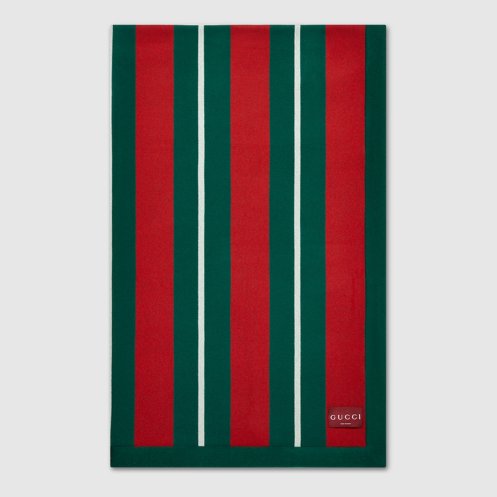 Gucci ブラックキャップ グリーンレッドストライプ