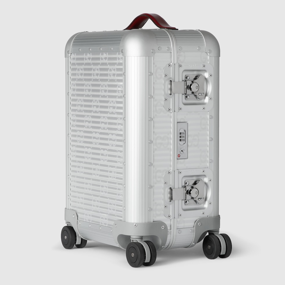 GUCCIアルミニウムキャビントロリーラゲージストラップ付き GUCCIアルミニウムキャビントロリーラゲージストラップ付き