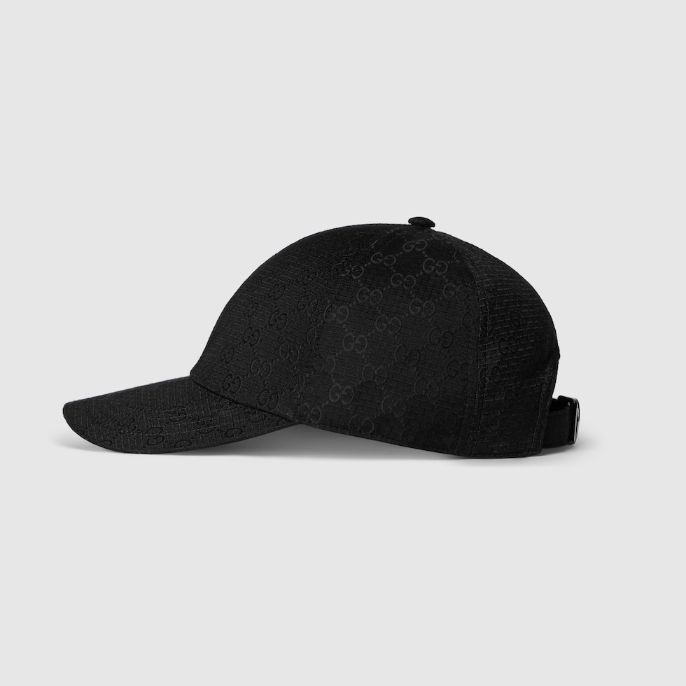 GG ripstop baseball hat in black | GUCCI® US