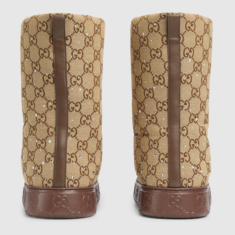 Gucci boots brown on sale