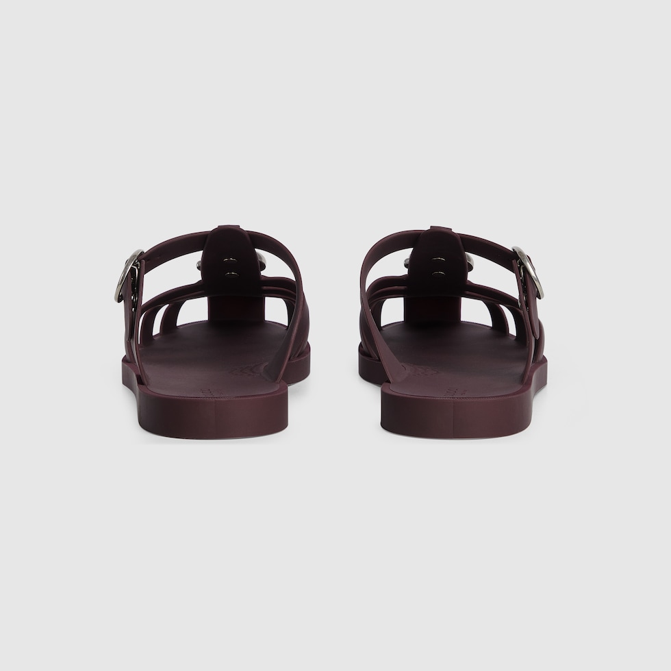 GC sandal with Double G White Calfskin 291023