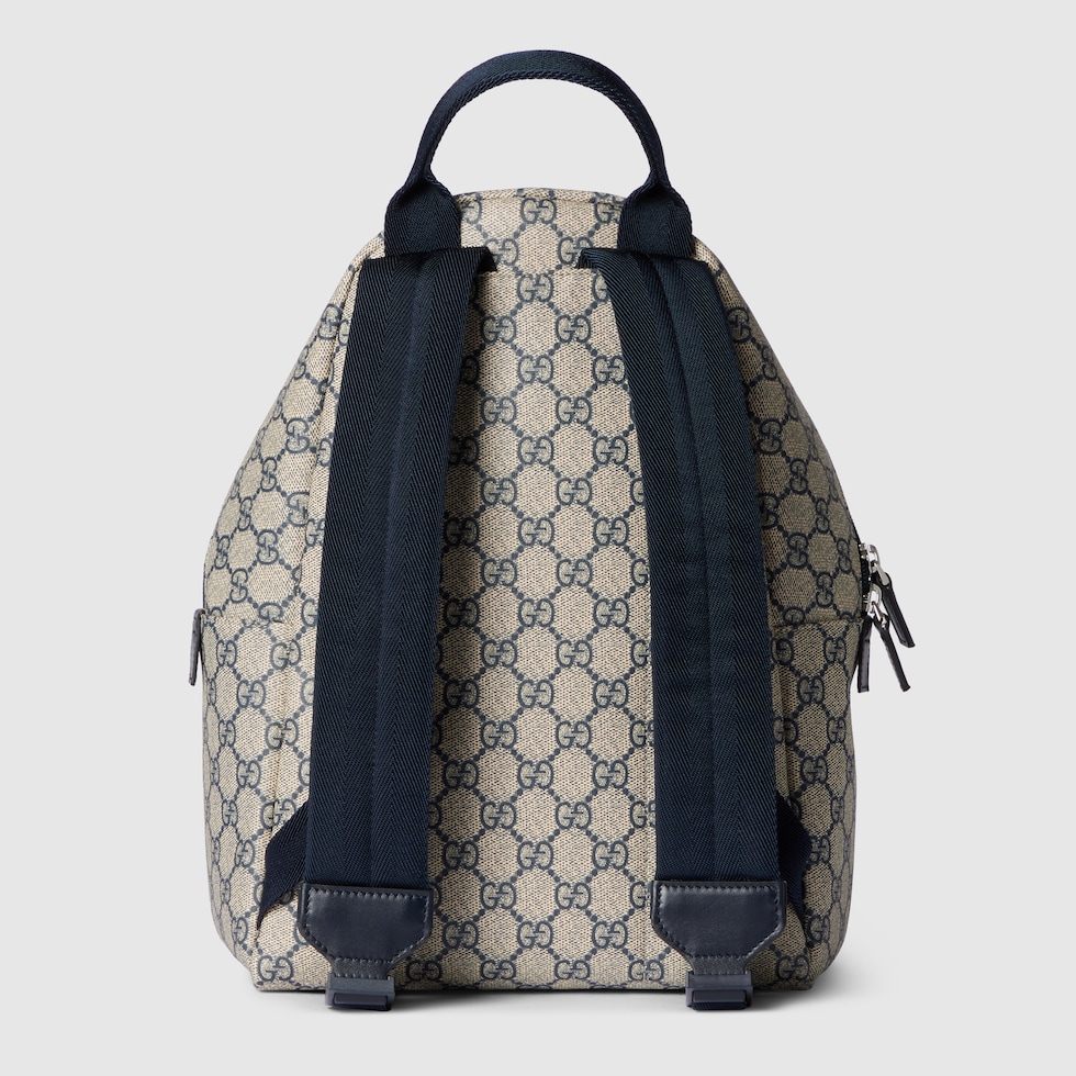 Children s GG backpack in beige and blue Supreme GUCCI Canada