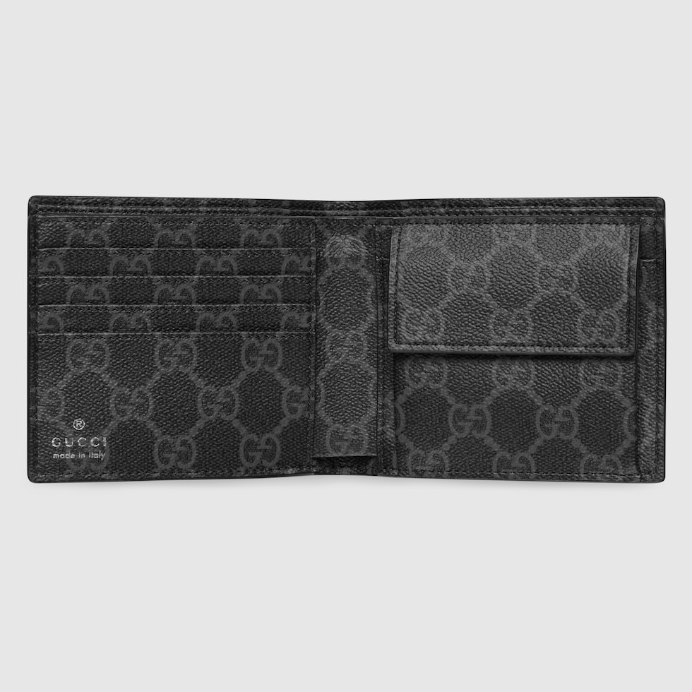 GUCCI財布 グッチ 日本限定 ダブルG 二つ折り財布 ブラック レザー | GUCCI® JP