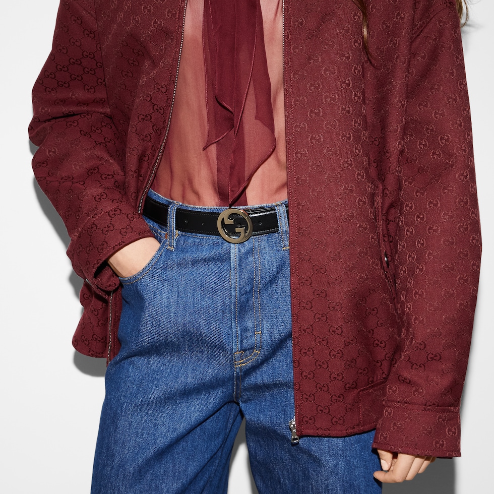 GUCCI グッチベルト　ブロンディ GUCCI Blondie leather belt | NET-A-PORTER