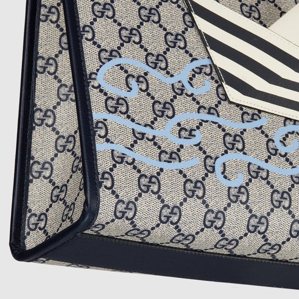 Children's printed GG tote bag in beige and blue | GUCCI® ZA Children's printed GG tote bag in beige and blue | GUCCI® ZA