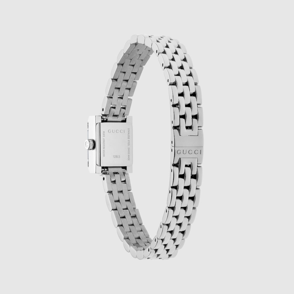 G-Frame watch, 14x18mm in steel | GUCCI® US
