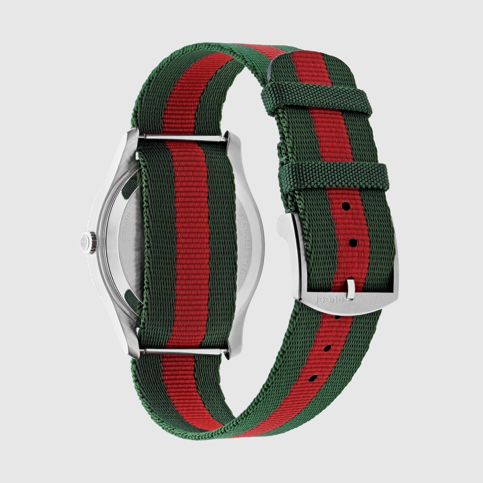 G-タイムレス〕ウォッチ（38 mm）グリーン/レッド/グリーン
