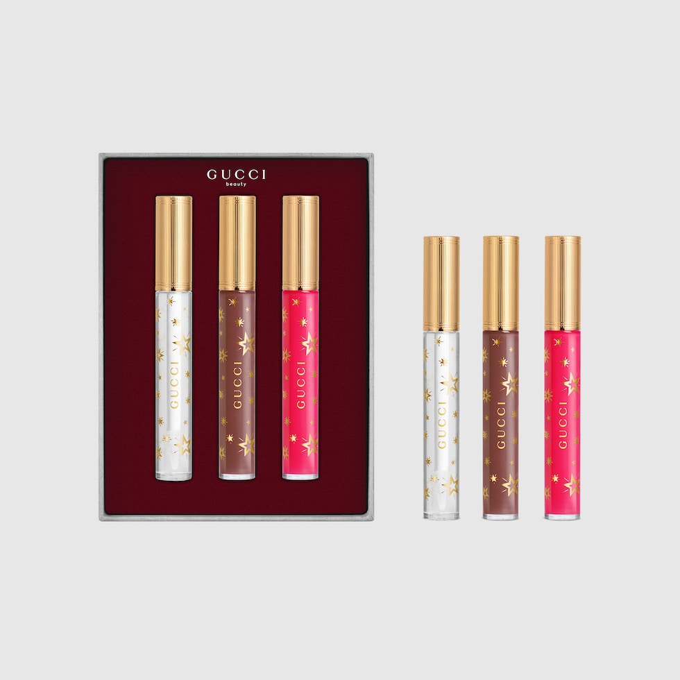 Gloss à Lèvres lip gloss trio gift set in lip gloss | GUCCI® US