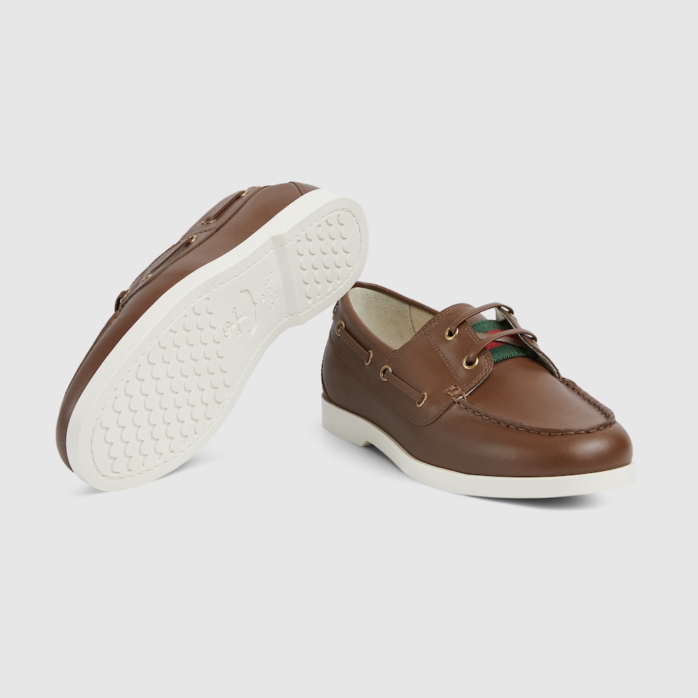 GUUCI BOATREK DAT SHOSE ブラウン ピンク 576048(Gucci GG GUUCI BOATREK DAT SHOSE ブラウン ピンク 576048(Gucci GG