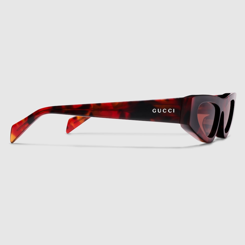 GUCCI GGロゴ付きサングラス ダークレッド グッチ GUCCI サングラス レディース メンズ （レッド