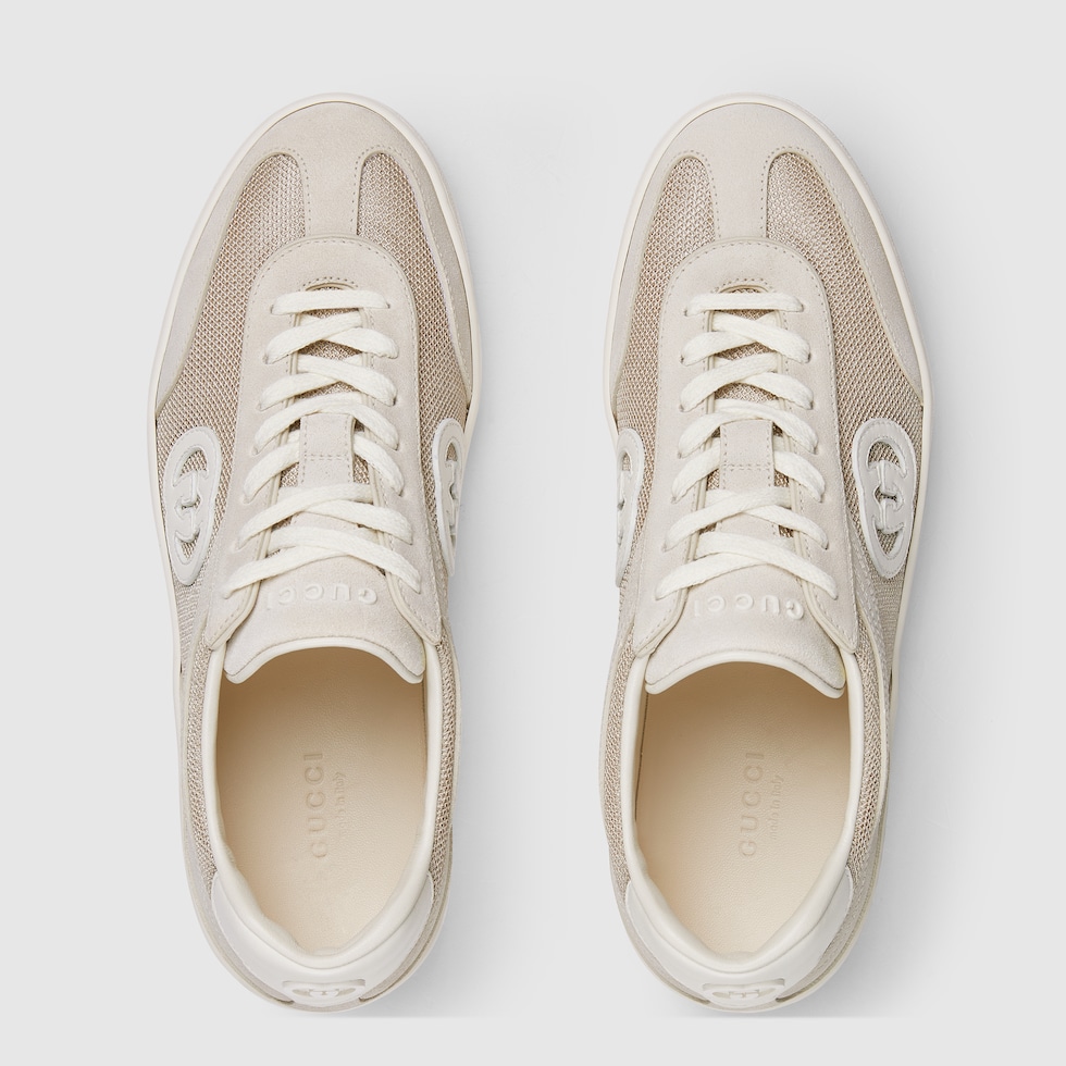 スニーカー GUCCI Women Sneakers 817287FAD7O9751 Beige Women's GG sneaker in beige and ebony Original GG | GUCCI® CA