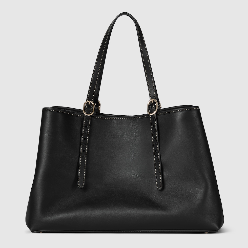 【GUCCI】GG EMBLEM LARGE SHOPPING BAG●815213AAFDV1000 815213_AAEC2_1000_008_100_0000