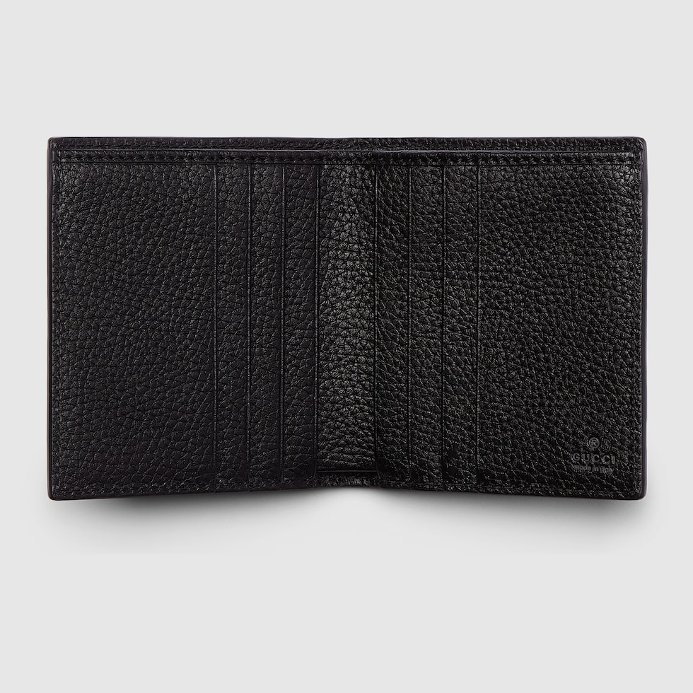 【A＆S】Flap bi-fold wallet Black 200166-BL_-_closed_-_front.jpg
