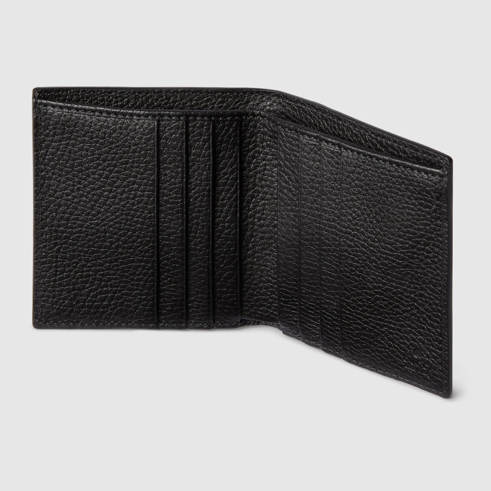 GUCCI｜LONG WALLETS (760223 DJ20T 1000) GG Jumbo bi-fold wallet in black leather | GUCCI® US