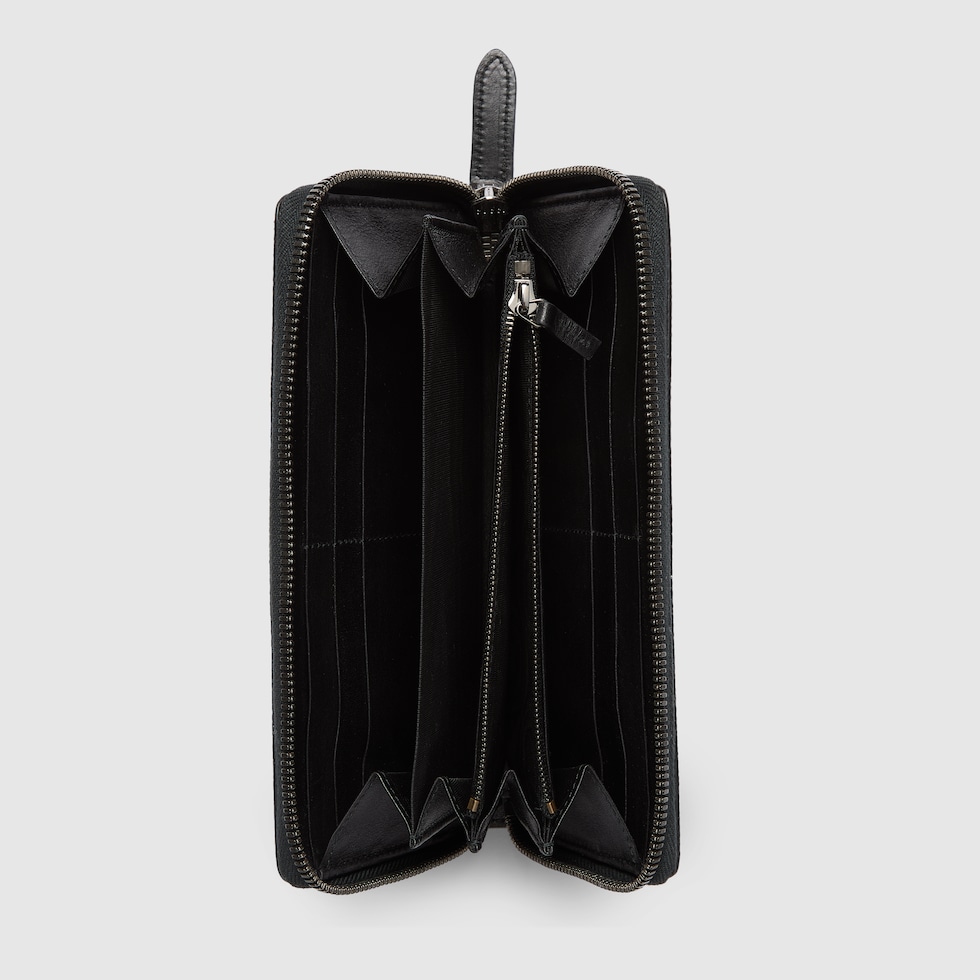 長財布 GUCCI GG EMBLEM ZIP AROUND WALLET gucci-gg-emblem-zip-around-