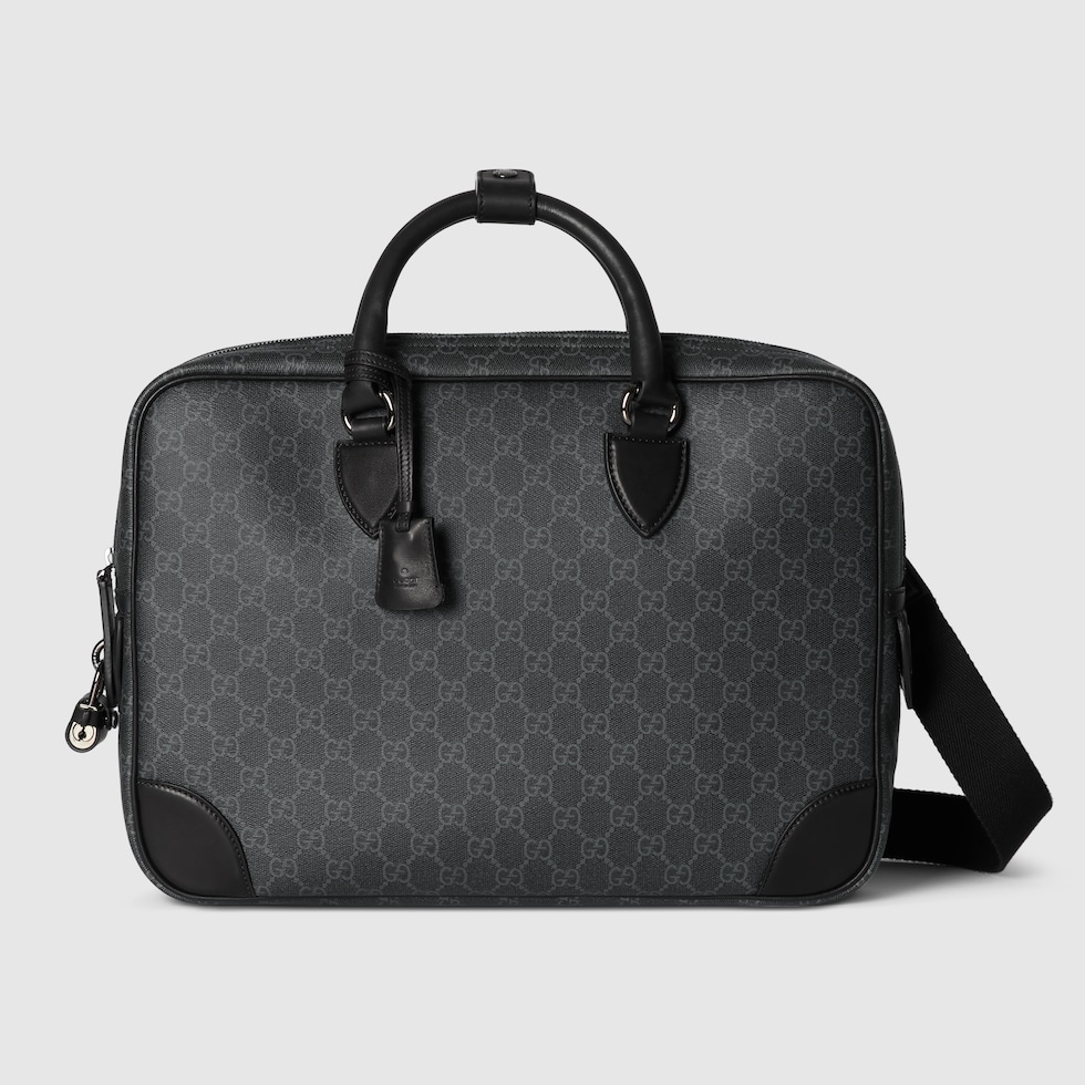 GUCCI グッチ 錠前かぶせブリーフケース