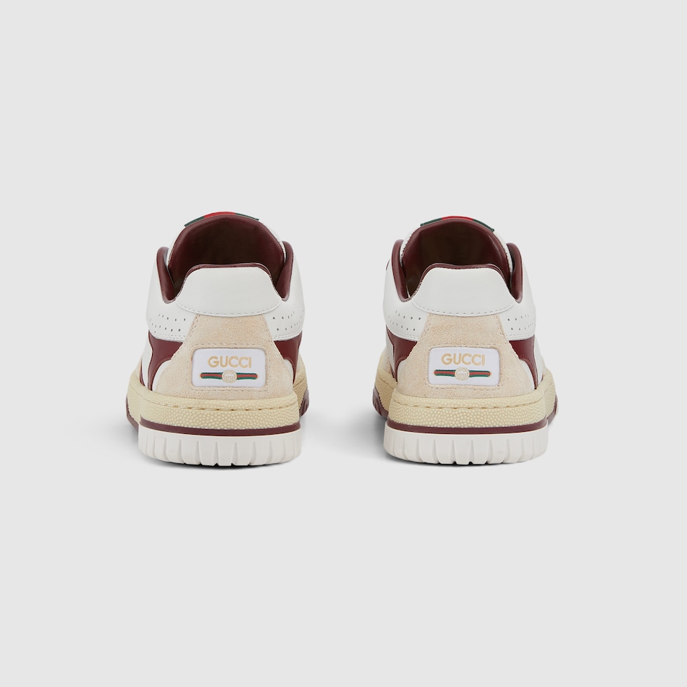 【関税&送料込】Gucci White Leather And Teddy Re-Web Sneaker Men's Gucci Re-Web sneaker in white leather | GUCCI® US