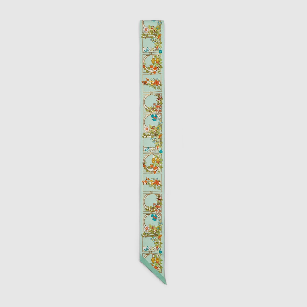 新作【GUCCI】プリント シルク ケープ ドレス、マルチカラー 777352_3G001_3900_001_100_0000