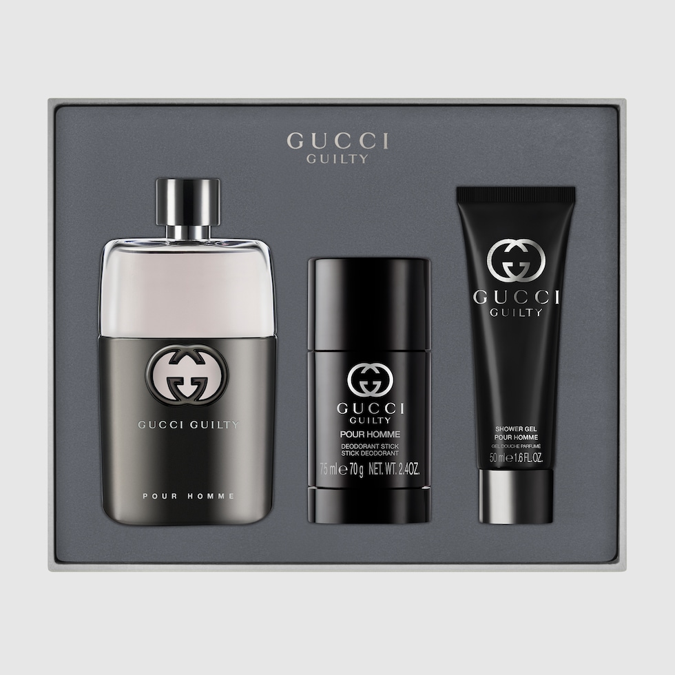 Gucci guilty 90ml gift set on sale