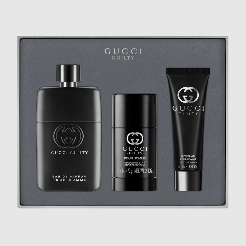 Mens gucci perfume gift set on sale