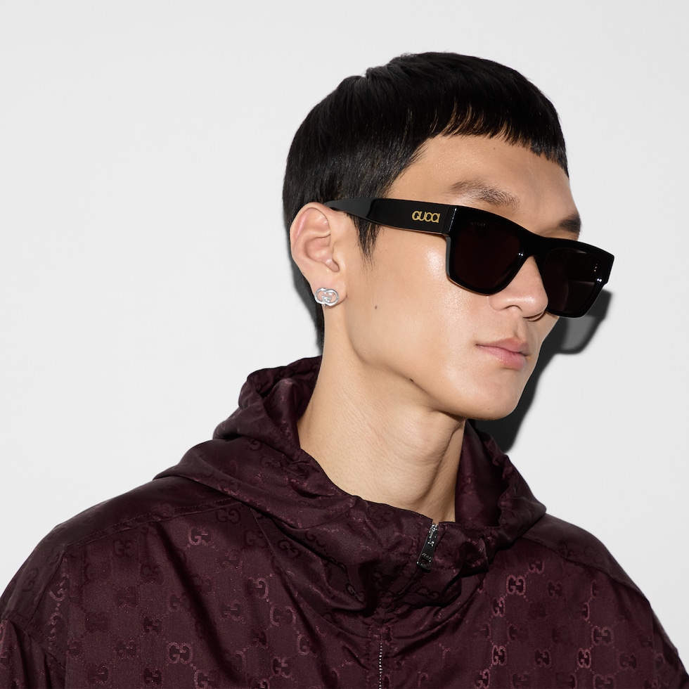 GUCCI グッチ ダブルG フラワー 両耳 ピアス シルバー