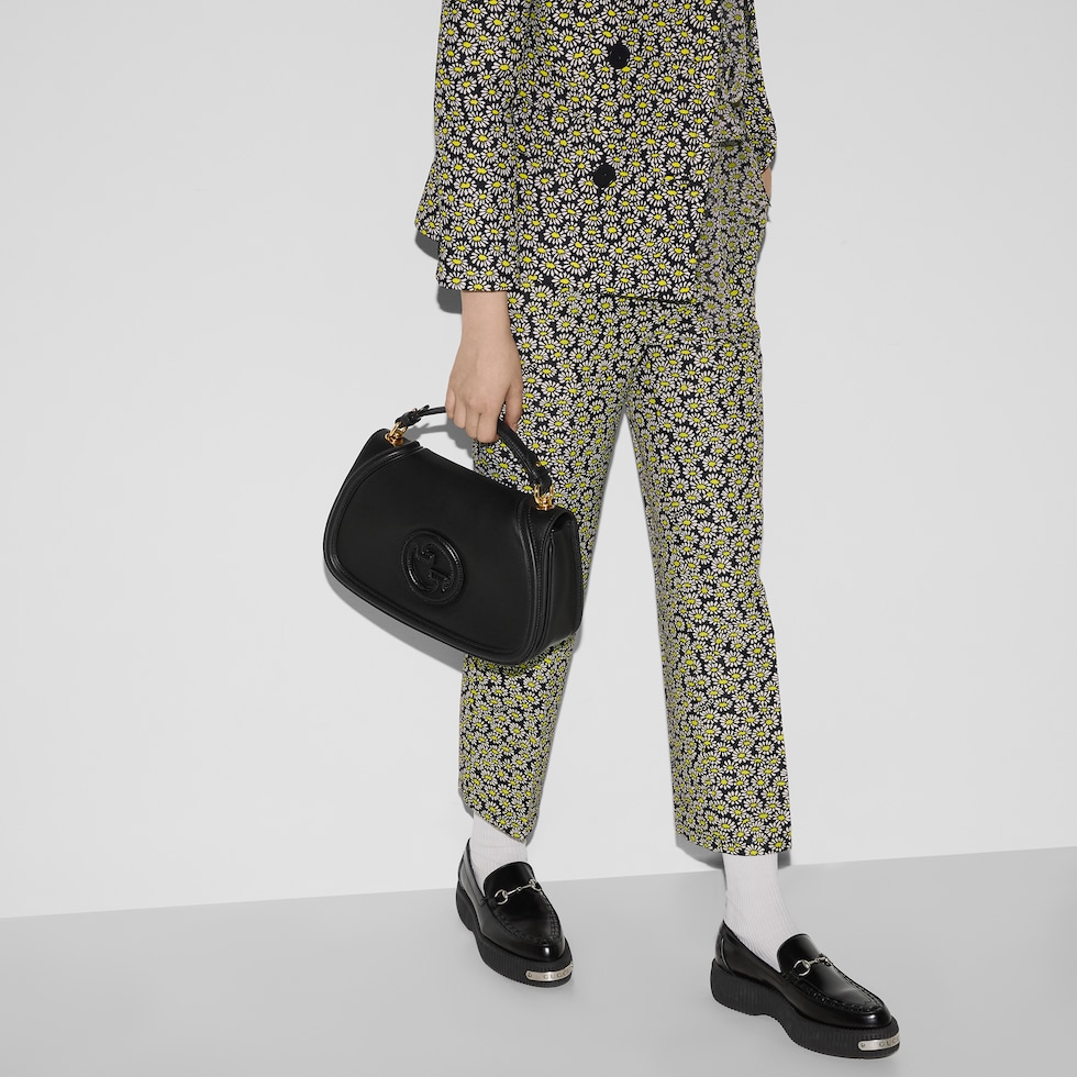 ハンドバッグ gucci Gucci Blondie' large handbag Gucci Blondie large top handle bag in black leather | GUCCI® CA