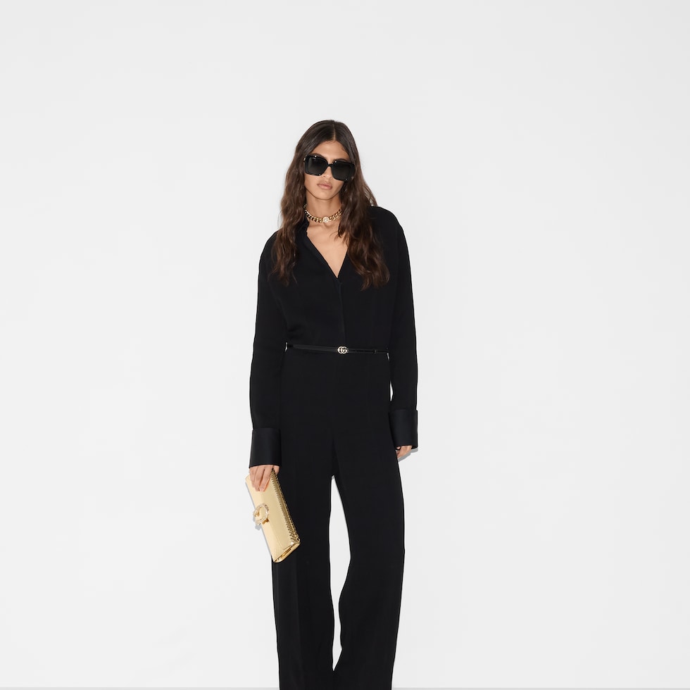 Dionysus python clutch in gold-toned | GUCCI® US