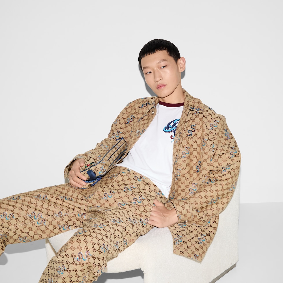 豊富なギフト cotton medium Printed jersey US GUCCI® | white in T-shirt 矯正用品・補助ベルト