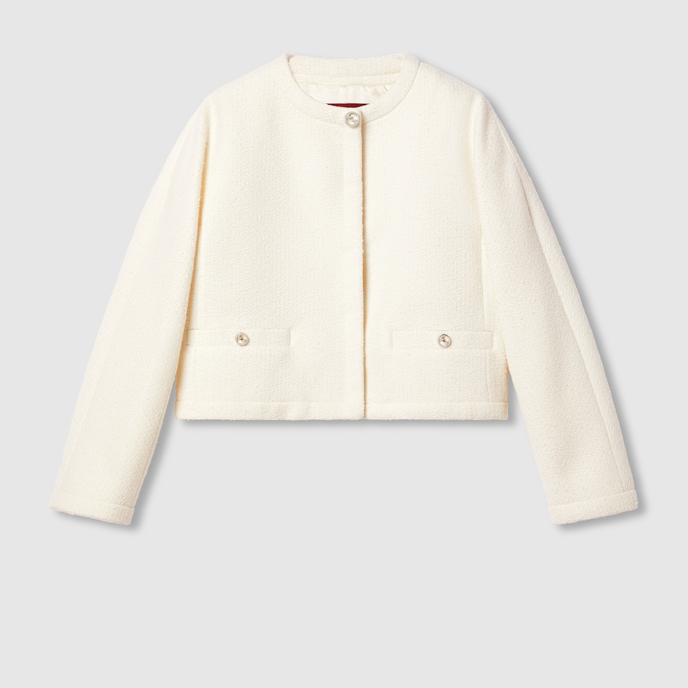 24AW new/GUCCI ウールジャケット Jacket White 828620_ZASYJ_9854_001_100_0000