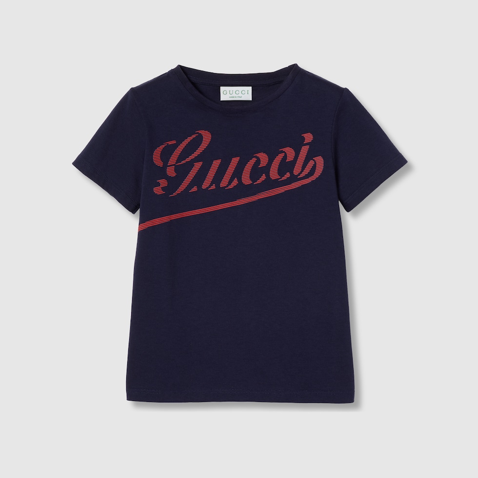 GUCCI グッチチルドレン　水色 Tシャツ カットソー　12 547559_XJGY9_4392_001_100_0000